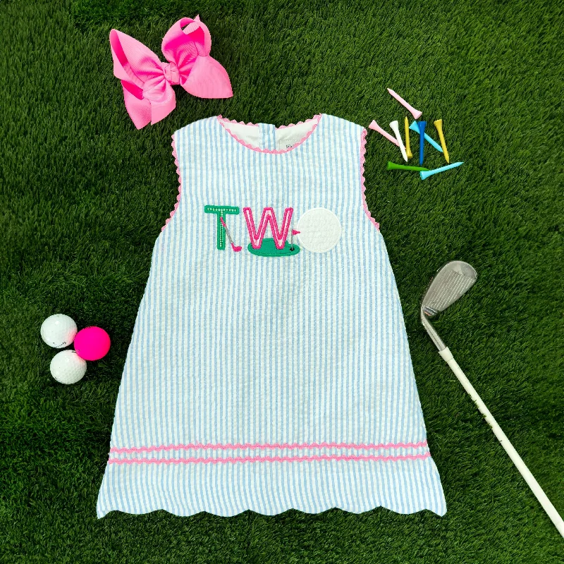 Teeing Up To Two Birthday Golf DressSequin Dress