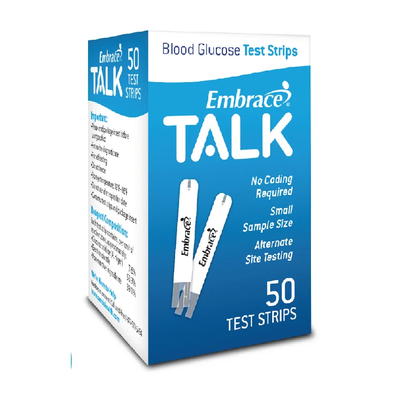 Push-up braEmbrace TALK Blood Glucose Test Strips