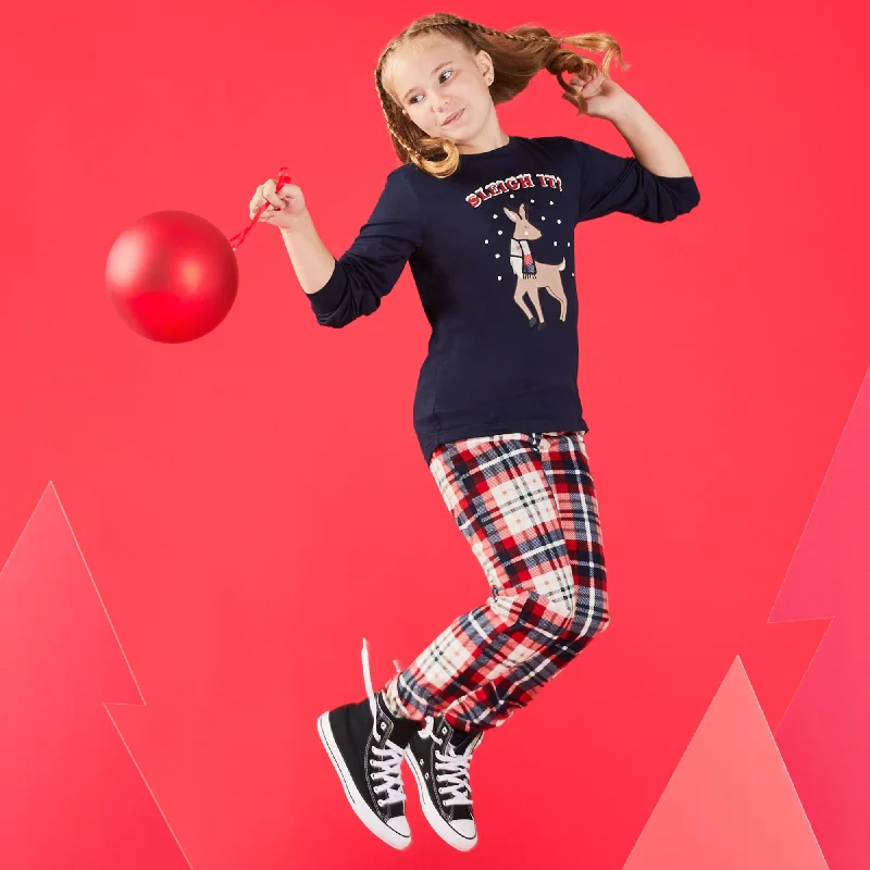 BELLA & BIRDIE Girl's North Country Family PJ Set, 2-Piece
