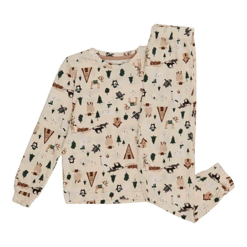 MONKEY BARS Boy's North Country Family PJ Set, 2-Piece