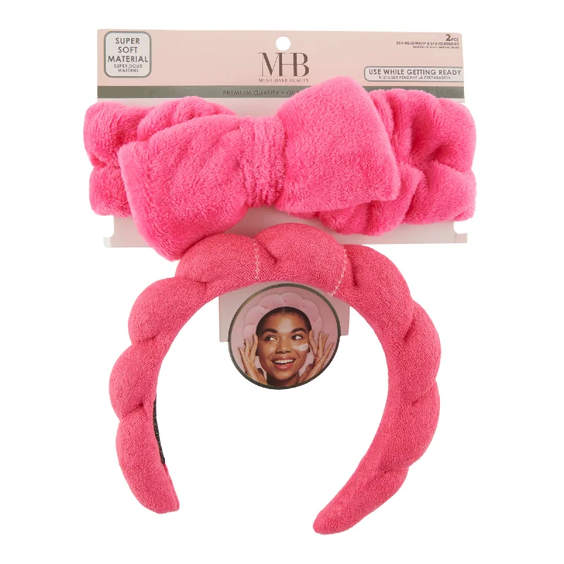 Spa Headband Set, 2-Pieces