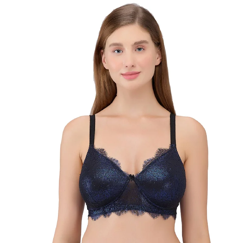 Racerback braPadded Fashion Bra and Wirefree Black
