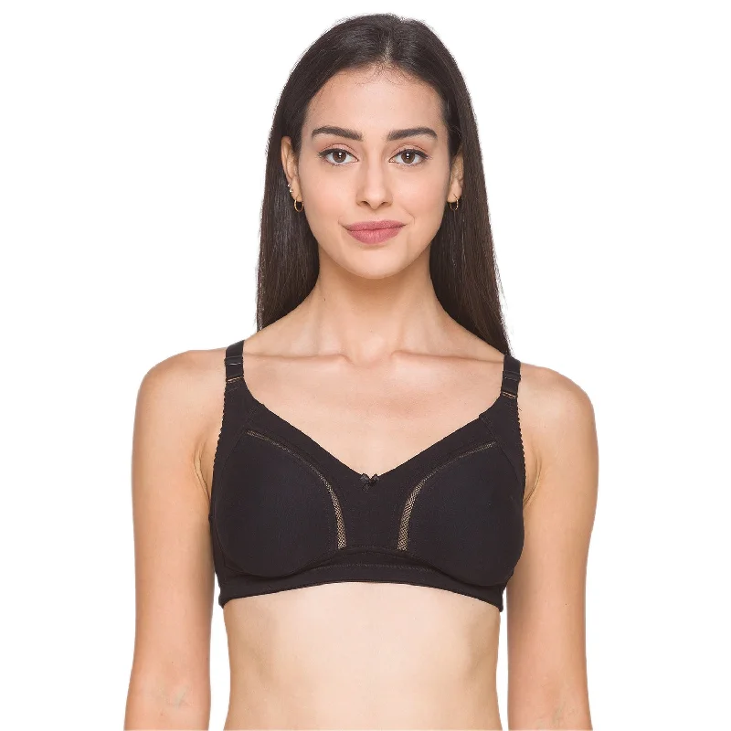 Shapewear braNon Padded Non Wired Full Coverage Bra  Black