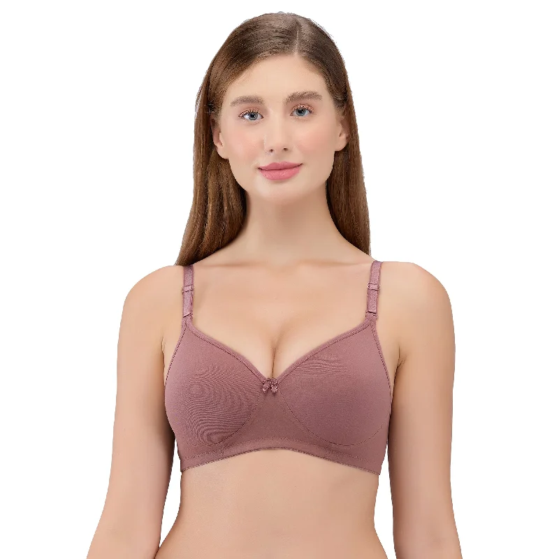 Smart braPadded Non Wired Bra Mauve