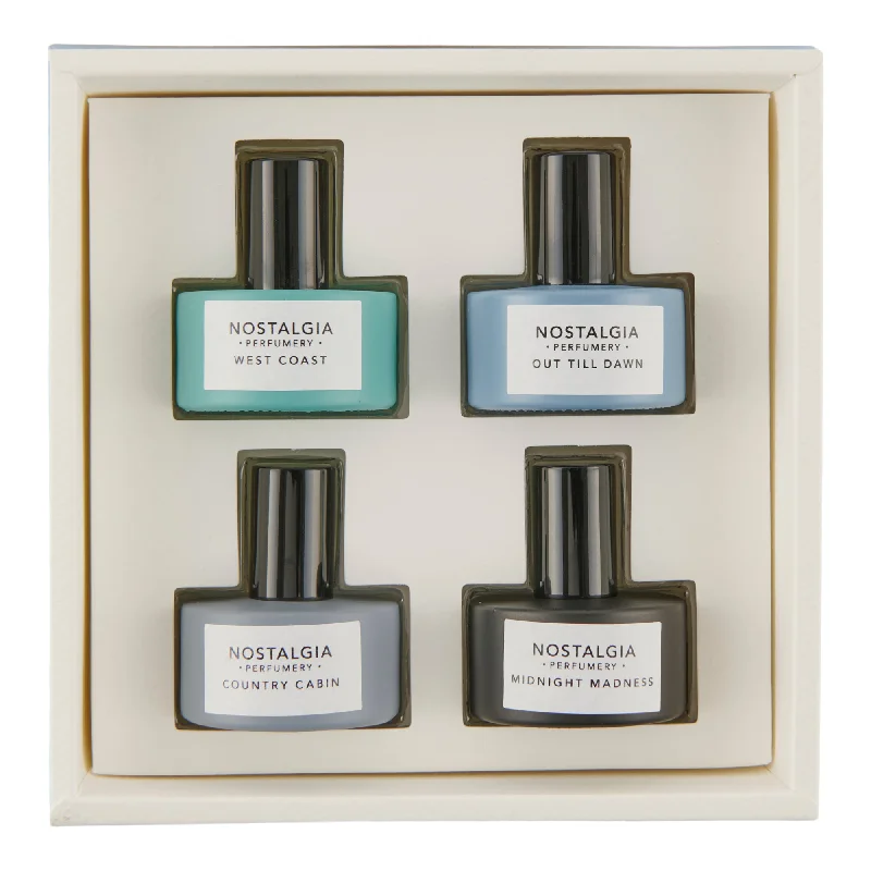 Nostalgia Perfumery 4-Piece Men's Parfum Set