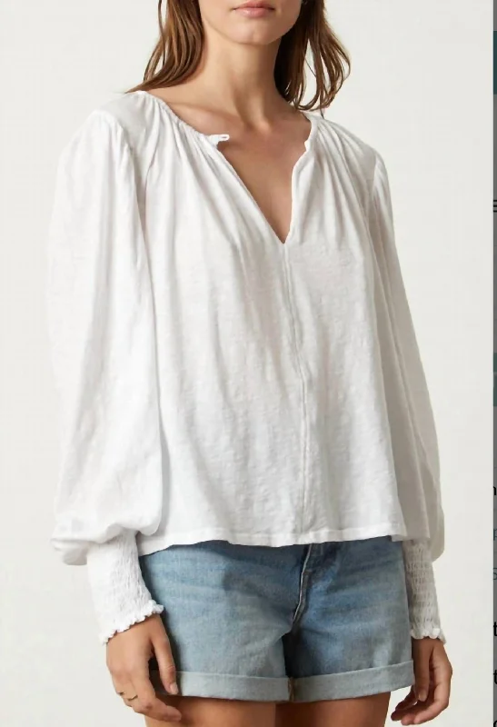 Women's Irina Top In White