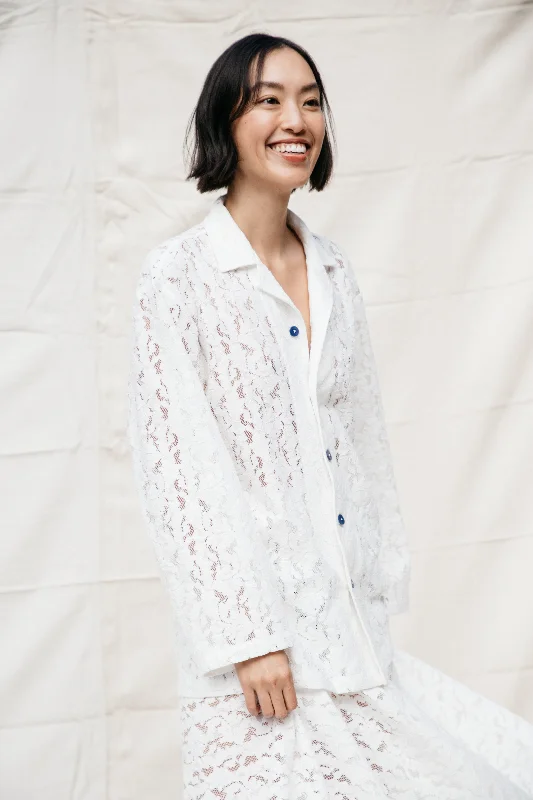 Overture Lace Blouse - White