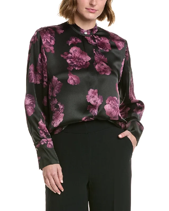 Vince Begonia Silk Blouse