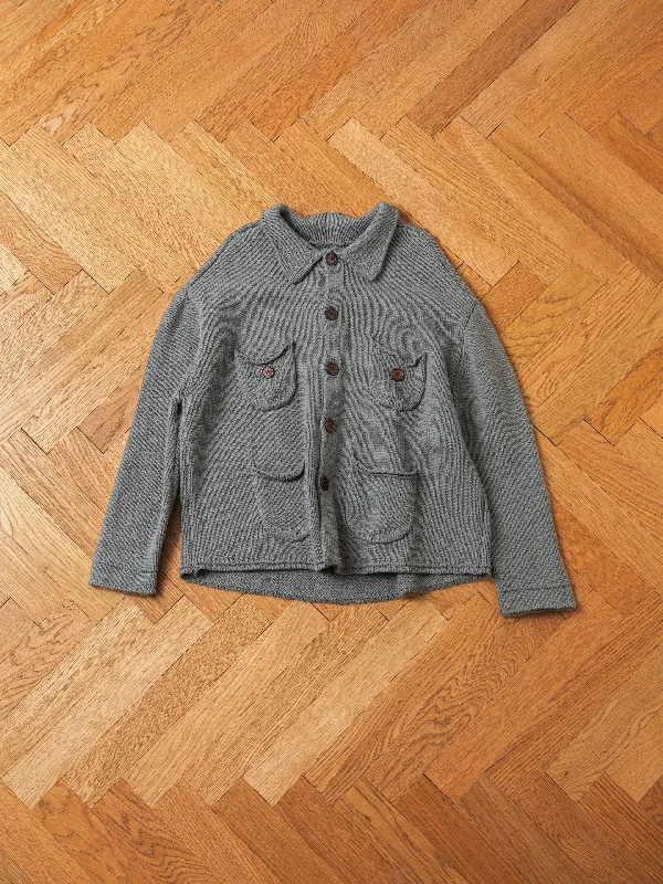 Hunter Knit Collared Knit Cardigan