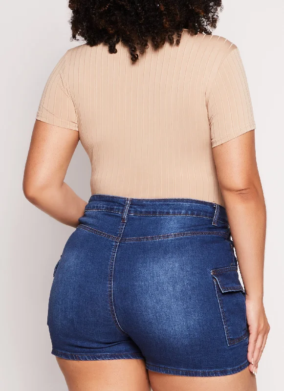 Plus Size Daisy Ribbed Knit Bodysuit