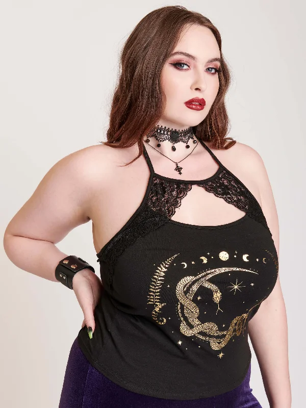 Gold Foil Snake Halter